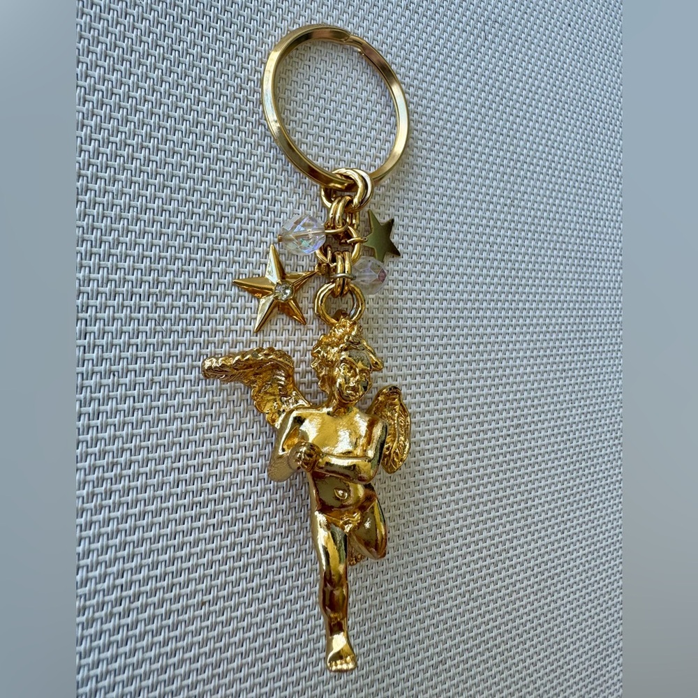 Kirks Folly Gold Angel Key Chain - Picture 2 of 6